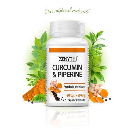 Curcumin & Piperine x 30cps Zenyth