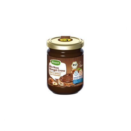 Crema BIO de cacao si alune de padure fara gluten x 200g Alnavit