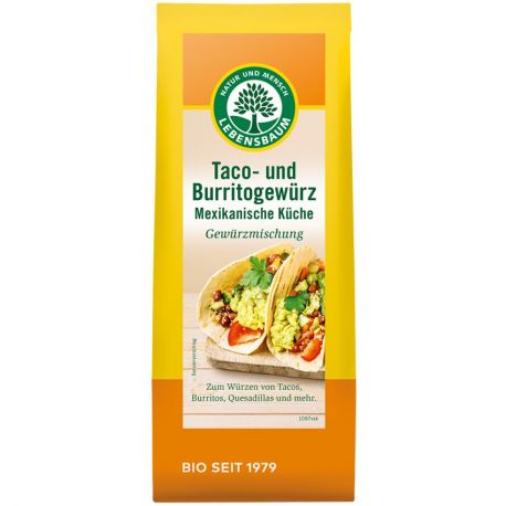 Condiment bio pentru taco si burrito x 50g Lebensbaum