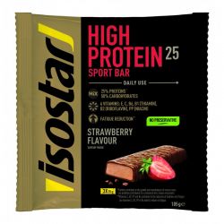 High protein bar capsuni 3x35g Isostar
