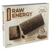 Baton energizant Raw Energy cu nuca de cocos si cacao 4x50g Bombus