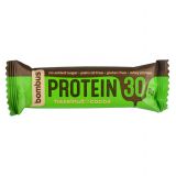 Baton proteic fara gluten cu alune si cacao 30% proteine x 50g Bombus