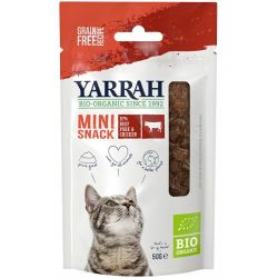 Hrana uscata bio pentru pisici, mini snack cu 97% carne x 50g Yarrah