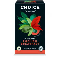 Ceai negru bio English Breakfast, 20 pliculete a 2,2g / 44g Choice