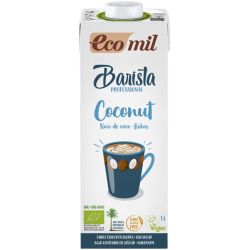 Barista, bautura vegetala bio de cocos, pentru cafea, 1L Ecomil