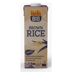 Bautura bio din orez brun, integral, fara gluten x 1000ml Isola Bio
