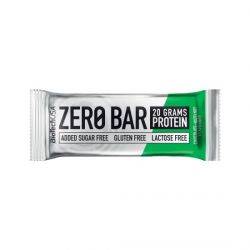 Baton proteic, alune, fara gluten, si fara zahar Zero Bar, 50g Biotech