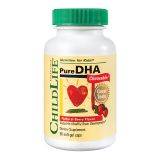 Pure DHA x 90cps (gust de fructe) ChildLife Essentials